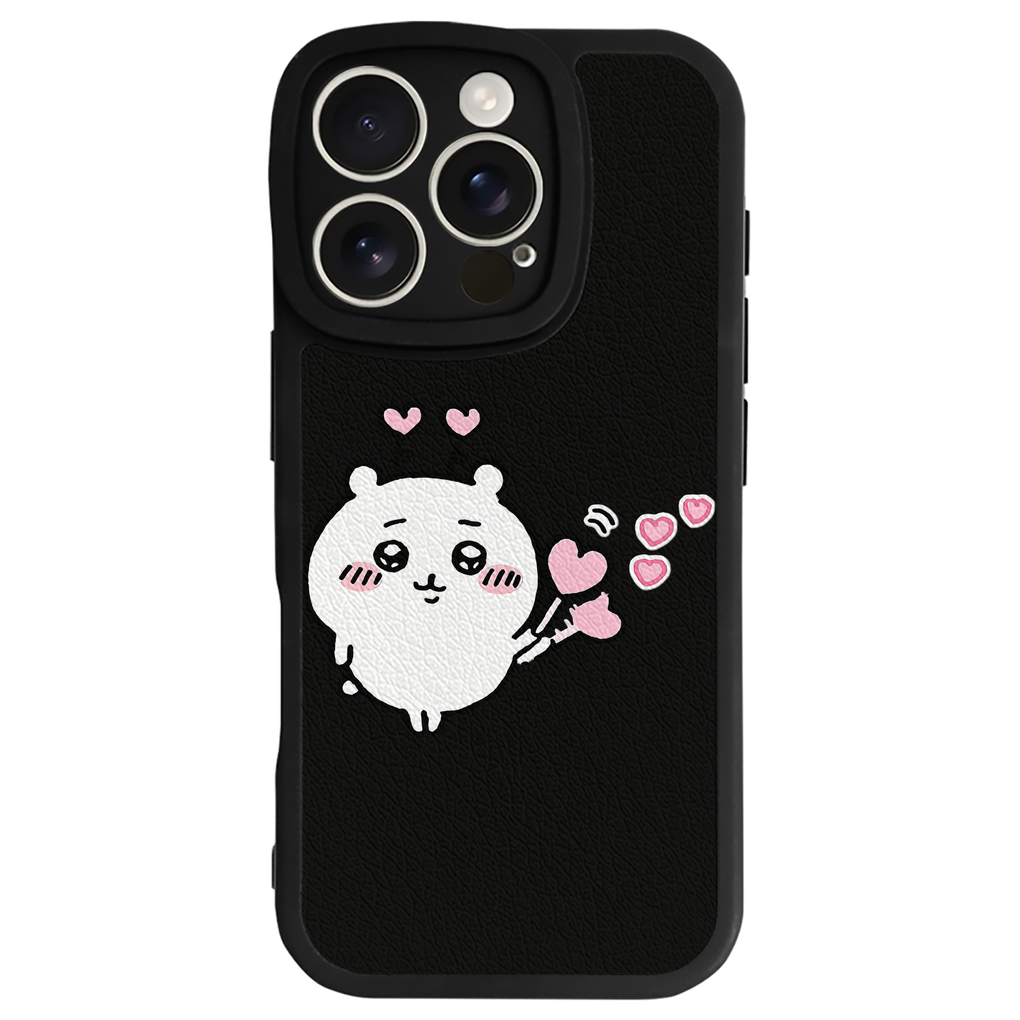 （画像用） ちいかわ ちいかわ Chii-kawa chiikawa 【iPhone 16シリーズ対応】シリコンスマホケース（レザー調） 材質：シリコン